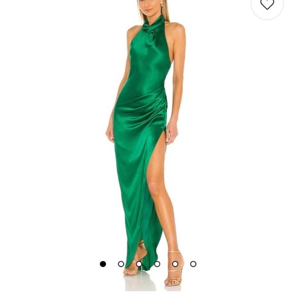 Amanda Uprichard Dresses & Skirts - Amanda Uprichard X REVOLVE Samba Gown in Dark Green